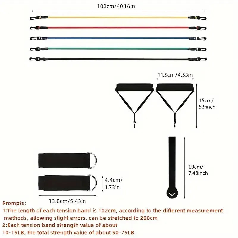 Ensemble de bandes de résistance polyvalentes